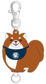 忠犬もちしば ラバーリール 立ちポーズ ／ 永岡書店