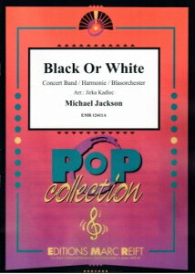 楽譜 UP1272 《吹奏楽譜》ブラック・オア・ホワイト（マイケル・ジャクソン）【輸入】 ／ ロケットミュージック