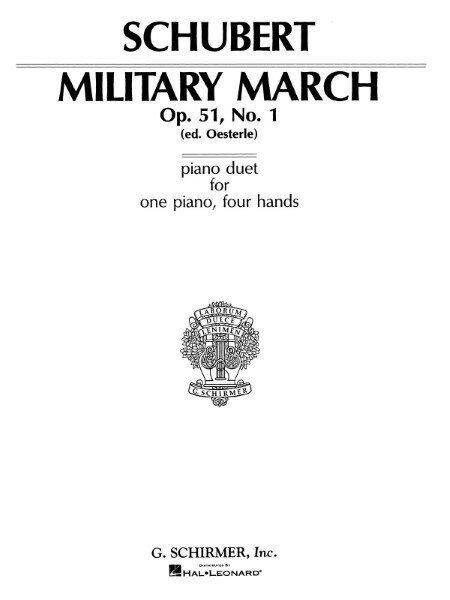 楽譜 輸入 軍隊行進曲 第1番 Op． 51 （1P4H） Military March Op. 51 No. 1 (1P4H) /Franz Schubert ..