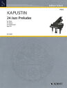 楽譜 輸入 24のジャズ前奏曲 Op. 5324のジャズ・プレリュード 24 Jazz Preludes Op. 53 /Nikolai Kapustin / (株)テーヌ商会
