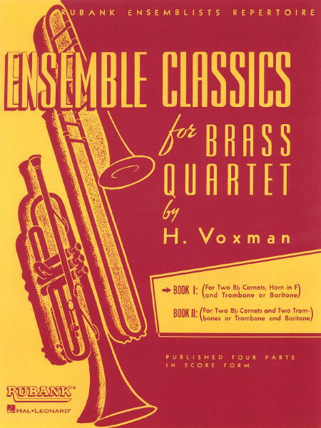 楽譜 輸入 金管アンサンブル 金管四重奏のためのアンサンブル・クラシクス 第1巻 （スコア） Ensemble Classics ／ (株)テーヌ商会