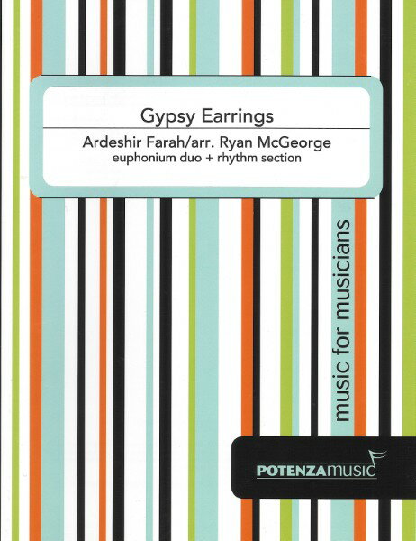 楽譜 輸入 ユーフォニアムアンサンブル ジプシー・イヤリング Gypsy Earrings (Euphonium Duet & Rhyth..