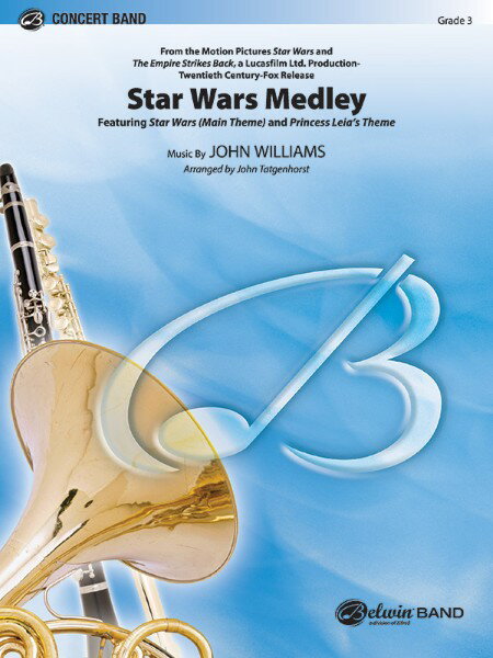 楽譜 輸入 スター・ウォーズ メドレー （メインテーマ、レイア姫） STAR WARS MEDLEY (メインテーマ、レイア) /John Willia ／ (株)テーヌ商会