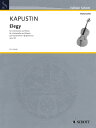楽譜 輸入 チェロソロ エレジー 作品96 Elegy Op. 96 (Cello & Piano) /Nikolai Kapustin / (株)テーヌ商会