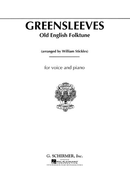 楽譜 輸入 グリーンスリーヴス （声楽） Greensleeves (Old English Folksong) /Percy Grainger ／ (株)テーヌ商会