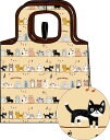 保冷エコバッグ ねこねこ・茶色 / 教育楽器販売
