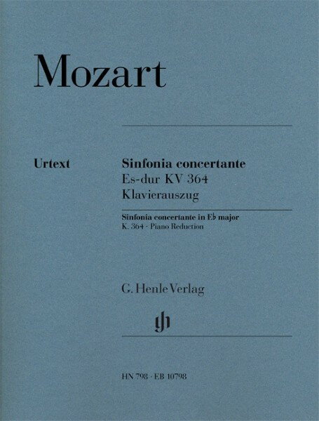 楽譜 輸入 三重奏 協奏交響曲 KV364 (ピアノリダクション) Sinfonia Concertante KV364 (PD)/モーツァルト Moza / HENLE ヘンレ原典版(P)