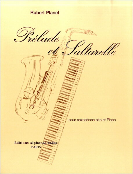 楽譜 輸入Prelude et Saltarelle (pour Saxophone Alto et Piano)／プレリュードとサルタレロ（A.Sax.ソロ）CD付 ／ ウィンズスコア