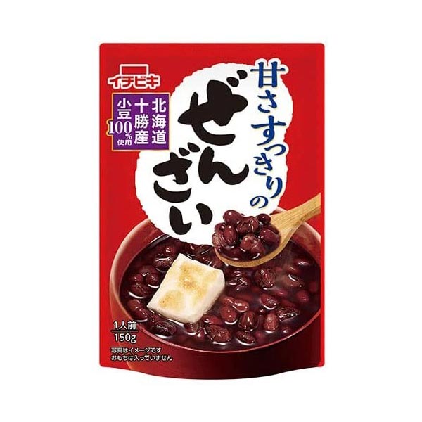 「 甘さすっきりのぜんざい 150g 」 ぜんざい レトルト イチビキ 国産 小豆 あずき 無添加 メール便 10..