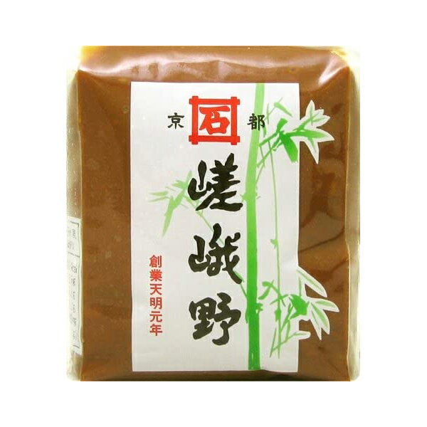 【全品P2倍｜2個購入で2%OFF】「 石野味噌 嵯峨野 赤味噌 500g 」 赤味噌 赤みそ 京都 石野 豆みそ 豆味噌 みそ 味噌 味噌汁 みそ汁