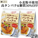 「 ダイズラボ 大豆粉でおいしいパンケーキミックス 250g(125g×2袋)×2袋 」 マルコメ  ...