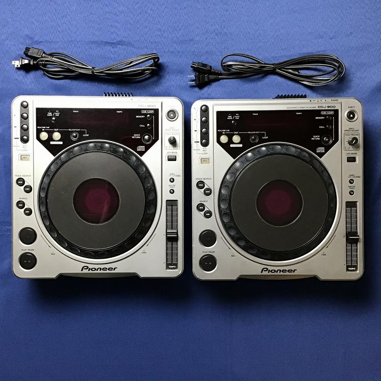 Pioneer（パイオニア）/CDJ-800 x 2台 【(1)S/N:CAMP001731JP｜(2)S/N:CAMP001633JP】 【中古】【USED】デジタル・タ…