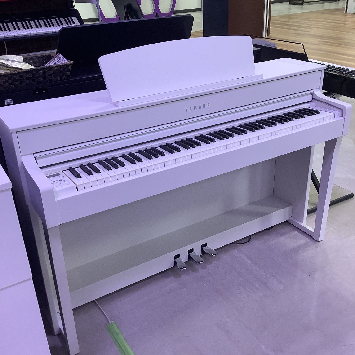 ★86596【電子ピアノ】YAMAHA　 SCLP7450WH　22年製 電子ピアノ】新製品！YAMAHA×島村楽器『SCLP-7350/SCLP-7450』発売