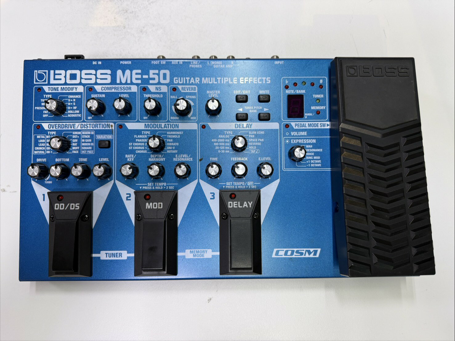 楽天市場】BOSS ME－50 ギターマルチエフェクターの通販