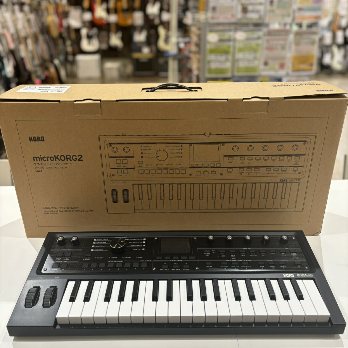 Korg - 【中古】KORG（コルグ）/ microKORG2 MBK（メタリック・ブラック）【USED】【イオンモール春日部店】(2500003602273)