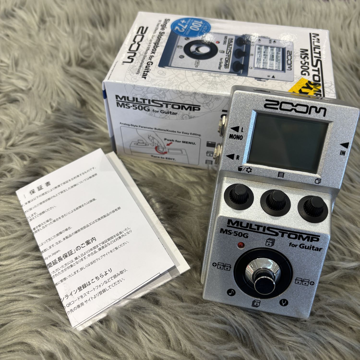 ZOOM MS-50G+ マルチストンプ ほぼ未使用・美品 ズーム（zoom） Zoom MS-50G+ MultiStomp Guitar Pedal マルチ