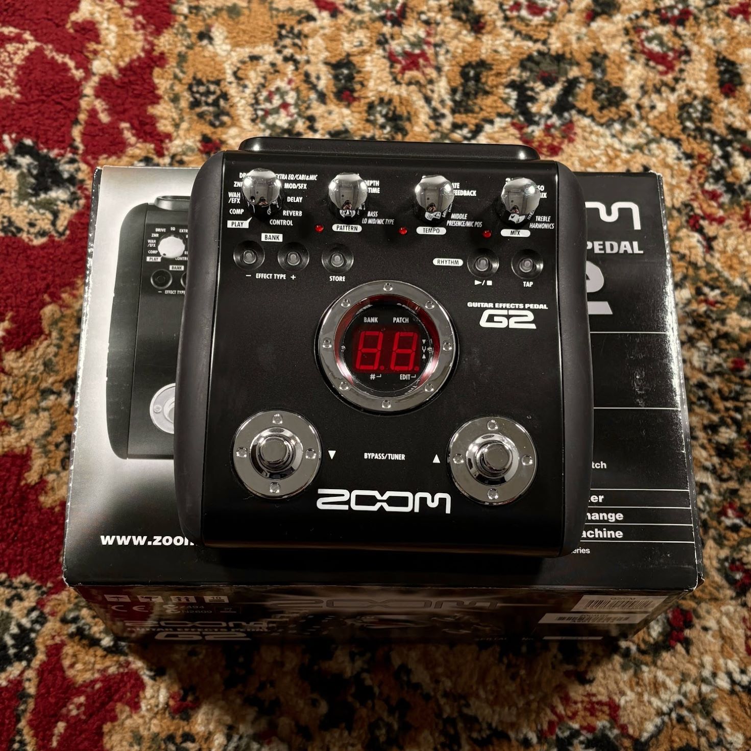 楽天市場】ZOOM G2Nu マルチエフェクターの通販