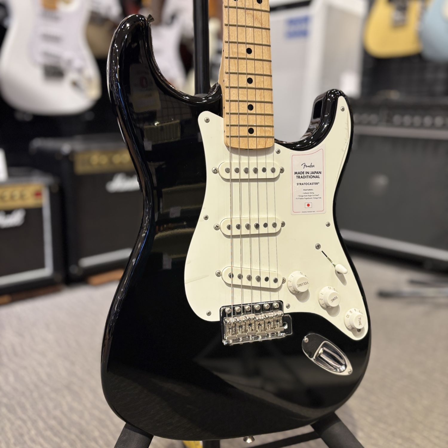 【中古】Fender（フェンダー）/ Fender Made in Japan Traditional II 50s Stratocaster Maple Fingerboard BLK【USED】【ららぽーと富士見店】(2500002527904)