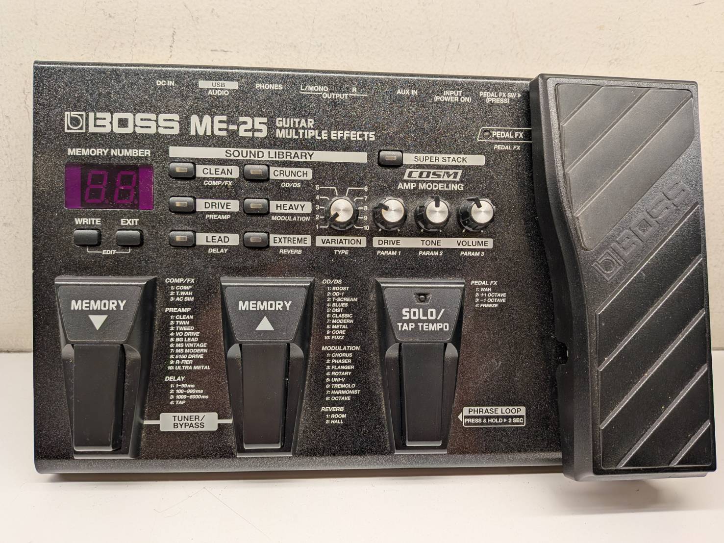 楽天市場】boss me-25 中古の通販