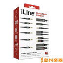 iLine Mobile Music Cable Kit究極の接続ケーブル・キット作業に必要なケーブルがなくて困った。そんな経験はありませんか？ iLine Mobile Music Cable Kitを持っていれば、もうケーブルがなくて困ることはありません。このケーブル・キットは、持ち運びに便利なケースに6種類の高品質オーディオ・ケーブルが入ったコンプリート・セットで、スマートフォンやタブレット端末、MP3プレイヤー、ノートパソコンの、シグナル・ルーティングやオーディオ・ケーブル接続を行なう際に必要なツールを提供するためにデザインされています。【 特徴 】■ あらゆる環境下において、最良の接続を確保する24K金メッキ・コネクター。■ 最高品質のシグナル転送を実現する高純度銅製導体。■ パルス系電流から信号を守るための低容量絶縁体。■ EMI（電磁波障害）から信号を保護する高密度シールド。■ キャリーケース付き。■ イタリア製。■ スマートフォン、タブレット端末、ノートパソコン、デスクトップパソコンなど、ほぼすべての最高品質オーディオに対応。■ ケーブル類は個別購入も可能。金メダル級のレコーディングを実現多くの金属の中でも金は古来から、気難しい人や怒りっぽい人でもその態度が豹変させるなど、多くの素晴らしい効果をもたらしてくれます。そして金は耐食性にも優れているので、特にオーディオ・ケーブルの端子部分に最適な素材となります。また同時にコネクター類の見栄えもグンと良くなります。オーディオ・ファンも納得する音質を目指して、すべてのiLineケーブルは24金メッキ・コネクターや高純度銅製導体、他のケーブルなどからの音声信号の混入を防ぐ高密度シールド、パルス系電流から信号を守るための低容量の絶縁体など、高品質な部品を用いてイタリアで製造されています。これら高品質な部品を組み合わせることにより、最良な信号伝送を実現したので、高音質で再現性の高い音を出す事ができます。またiLineのコネクター部は、スマートフォンのケースを外さなくてもしっかり接続できるようにデザインされており、その機能が色で一目で分かるようにカラー・リングが付いています。RCA出力（LR分岐）アダプター携帯端末を自宅のステレオ・オーディオ機材やDJミキサーに接続したい場合に使用するケーブルです。お使いのデバイスのステレオ・ミニジャックからのステレオ出力を左右モノラルRCA入力に分岐します。1/8インチ (3.5mm)ステレオ・ミニジャック・オス・プラグ×1、モノラルRCAピン・オス・ジャック×2。長さ: 59インチ(150cm)モノラル出力アダプターこのケーブルは、1/8インチ (3.5mm) ステレオミニジャック出力を1/4インチ (6.35mm) モノラル標準ジャック出力に変換します。お使いのデバイスからのステレオ出力を、ギターアンプやモノラル入力のパワードスピーカーなどのモノラル入力機材に接続するためにお使いください。お使いのデバイスに接続されたiRigとAmpliTubeアプリの出力をギターアンプへと送ることも可能です。3.5mm (1/8インチ)ステレオ・ミニジャック・オス・プラグ×1、1/4インチ(6.35mm)モノラル標準ジャック・メス・コネクター×1（接続には、通常の1/4インチ標準ジャックのギターまたはケーブルが必要です）。 長さ: 11.8インチ(30cm)入出力延長ケーブルヘッドセット機能を含む、お使いの機材のステレオ・ミニジャック出力用の延長ケーブル。iRigやiRig MIC、iRig MIC Castまたはヘッドセットを、スピーチのためにジェスチャーを多用する等、より広い範囲で動きながら使用する場合に このケーブルをお使いください。TRRSミニジャック・オス・プラグ、TRRSミニジャック・メス・コネクター各×1。長さ: 23.6インチ(60cm)ステレオ接続ケーブルおそらくもっともよく使用するケーブルでしょう。お使いのデバイスのステレオ・ミニジャックからのステレオ信号出力を3.5mmステレオ入力ミニジャック・メス・コネクターで接続するために使用する、シンプルなステレオ出力延長ケーブルです。1/8インチ(3.5mm)ステレオ・ミニジャック・オス・プラグ×2。長さ: 59インチ(150cm)モノラル出力スプリッターお使いのデバイスから、ミキサーのステレオ・チャンネルのL/R入力に信号を送信するためにぴったりのケーブルです。このユニークな1/4インチ・モノラル標準ジャック・メス・コネクターによって、ステージ上の好きな位置でデバイスを使用しながら、その出力を通常の標準ジャック・ケーブルを使ってミキサーに送ることができます。1/8インチ(3.5mm)ステレオ・ミニジャック・オス・プラグ×1、1/4インチ(6.35mm)標準ジャック・メス・コネクター×2。長さ: 23.6インチ(60cm)ヘッドフォン・スプリッター名前のとおり、このケーブルは、お使いのデバイスのステレオ・ミニジャックからのステレオ出力を2系統に分岐するものです。このケーブルは、長旅の際にお子様と一緒に同じ映画を見る場合、またはiPhoneで作った新曲を誰かに聴いてもらうときのためにお使いください。持ち運びがとても便利なケーブルです。1/8インチ(3.5mm) TRSステレオ・ミニジャック・オス・プラグ×1、1/8インチ(3.5mm) TRS ステレオ・ミニジャック・メス・コネクター×2。長さ: 11.8インチ(30cm)【 ik_mobile_kw 】　【 ik_rec_kw 】　【 ik_key_kw 】　【 ik_djp_kw 】　【 ik_iline_kw 】JANコード：4530027190379