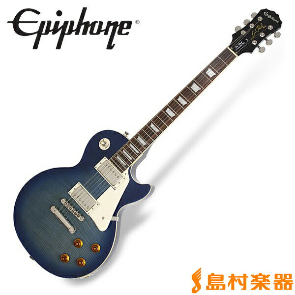 Epiphone Les Paul Standard PlusTop PRO Trans Blue レスポール スタンダード エレキギター 【エピフォン】