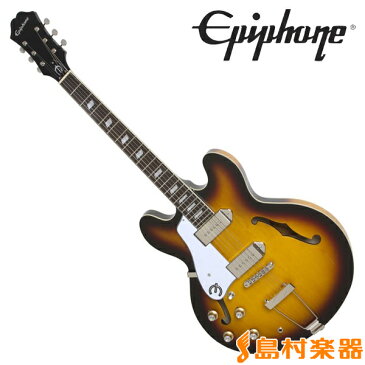 Epiphone Limited Edition Casino Left-Handed Vintage Sunburst カジノ フルアコ エレキギター 【左利き】【レフトハンド】 【エピフォン】