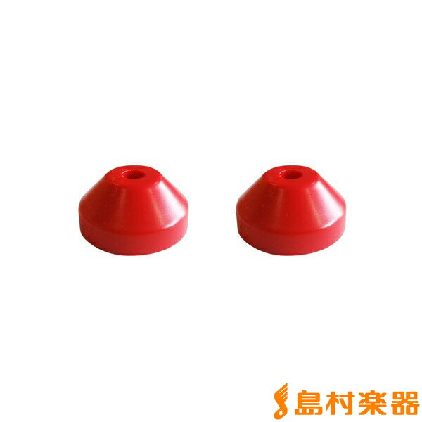 stokyo アダプター ドーム型 7インチ 2個入りパック Plastic 45RPM Dome Adapter ( P45D ) Red ストウキョウ 1