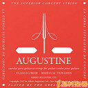 AUGUSTINE アカ4 クラシックギター弦 CLASSIC／RED ミディアムテンション 4弦：029【バラ弦1本】 オーガスチン