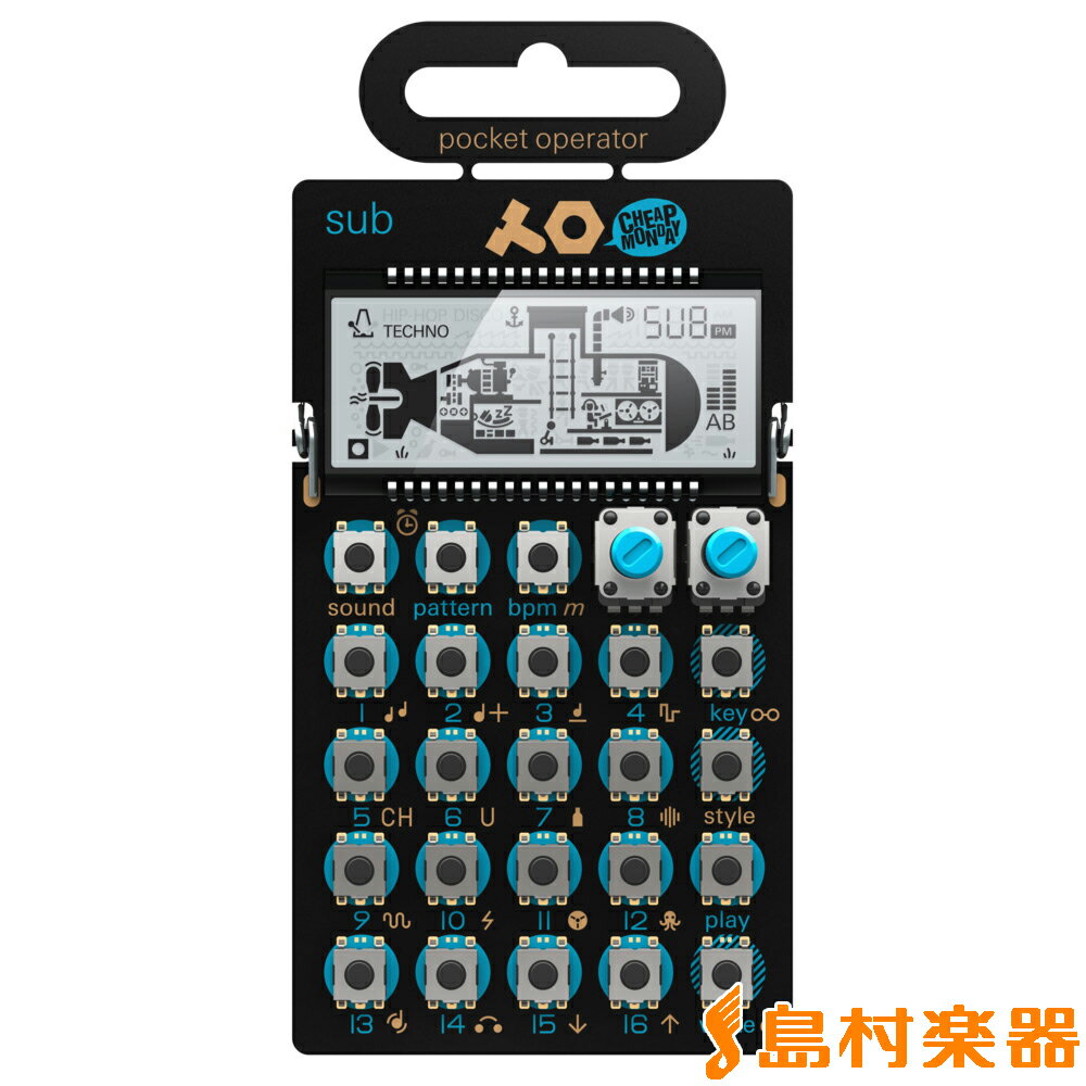 Teenage Engineering pocket operator PO-14 sub ベース シンセサイザー ティーンエイジ エンジニアリング [国内正規品]