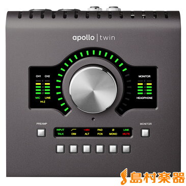 【期間限定特価】UNIVERSAL AUDIO Apollo Twin MKII QUAD オーディオインターフェイス 【ユニバーサルオーディオ】【国内正規品】