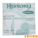 HISTORY HAGSHP043 アコースティックギター弦 A-5th .043 【バラ弦1本】 ヒストリー