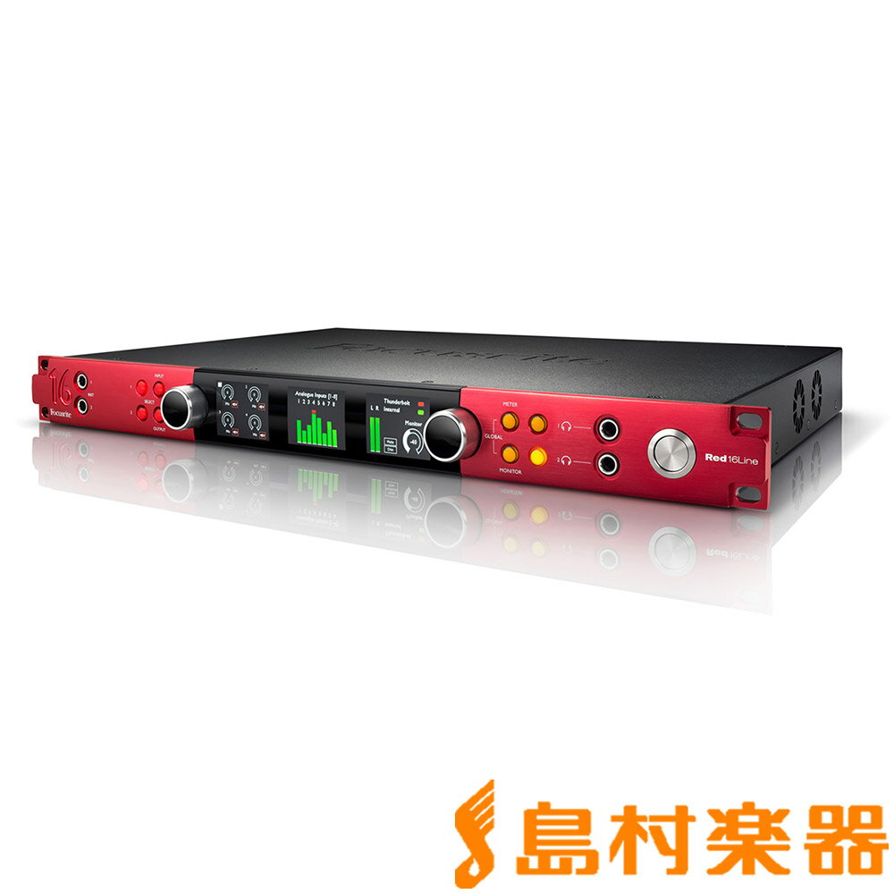 Focusrite Red 16Line オーディオインターフェイス Thunderbolt フォーカスライト