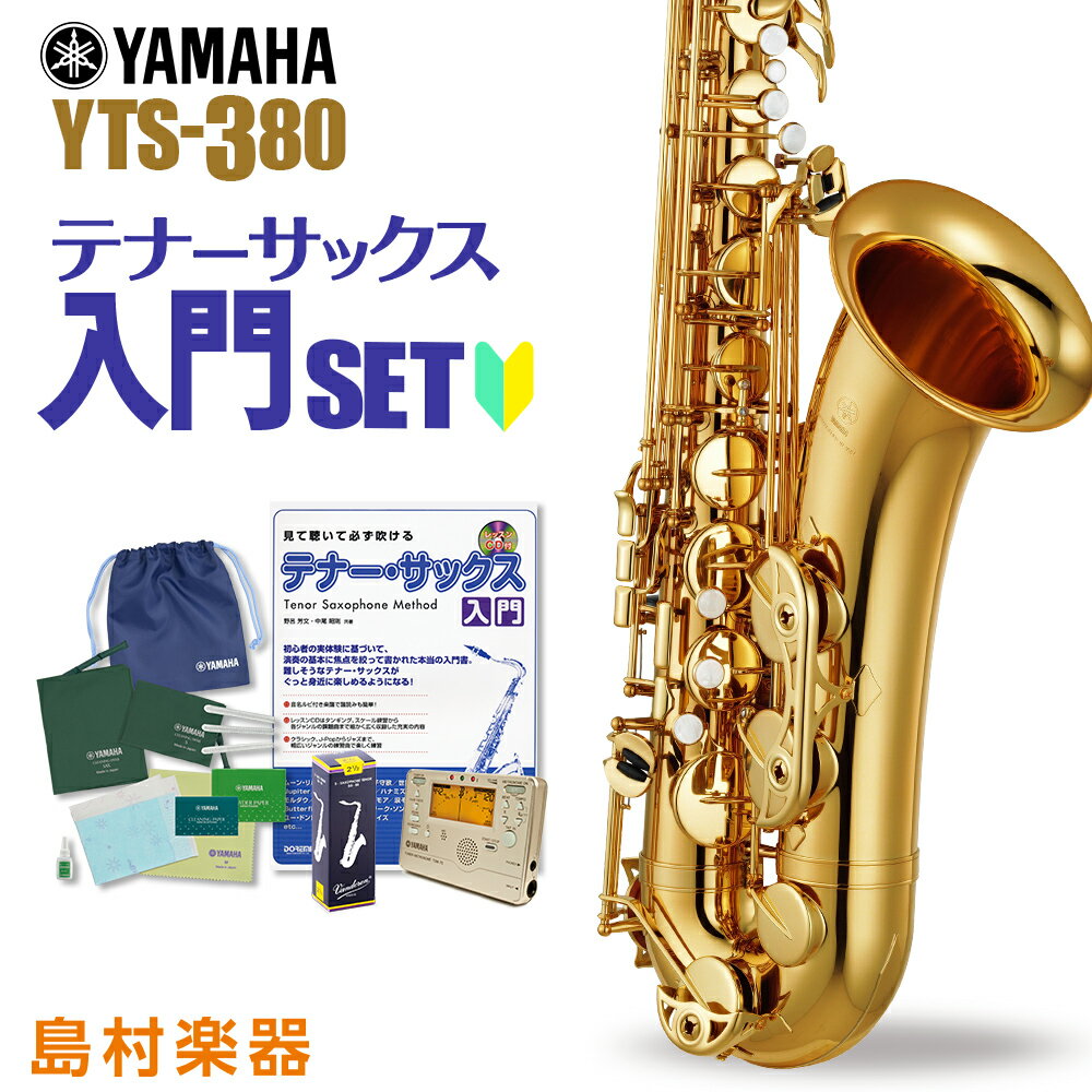 【5年保証】【吹奏楽手帳プレゼント♪】 YAMAHA YTS-380 初心者 入門 セット サックス テナーサックス ヤマハ YTS380