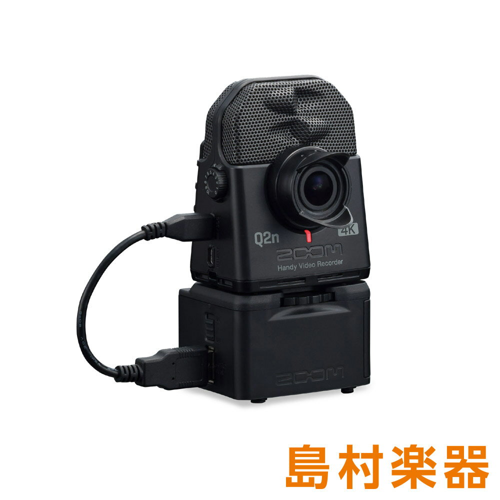 ZOOM Q2n-4K + BCQ-2n バッテリーケース セット 4Kカメラ ハンディービデオレコーダー ズーム