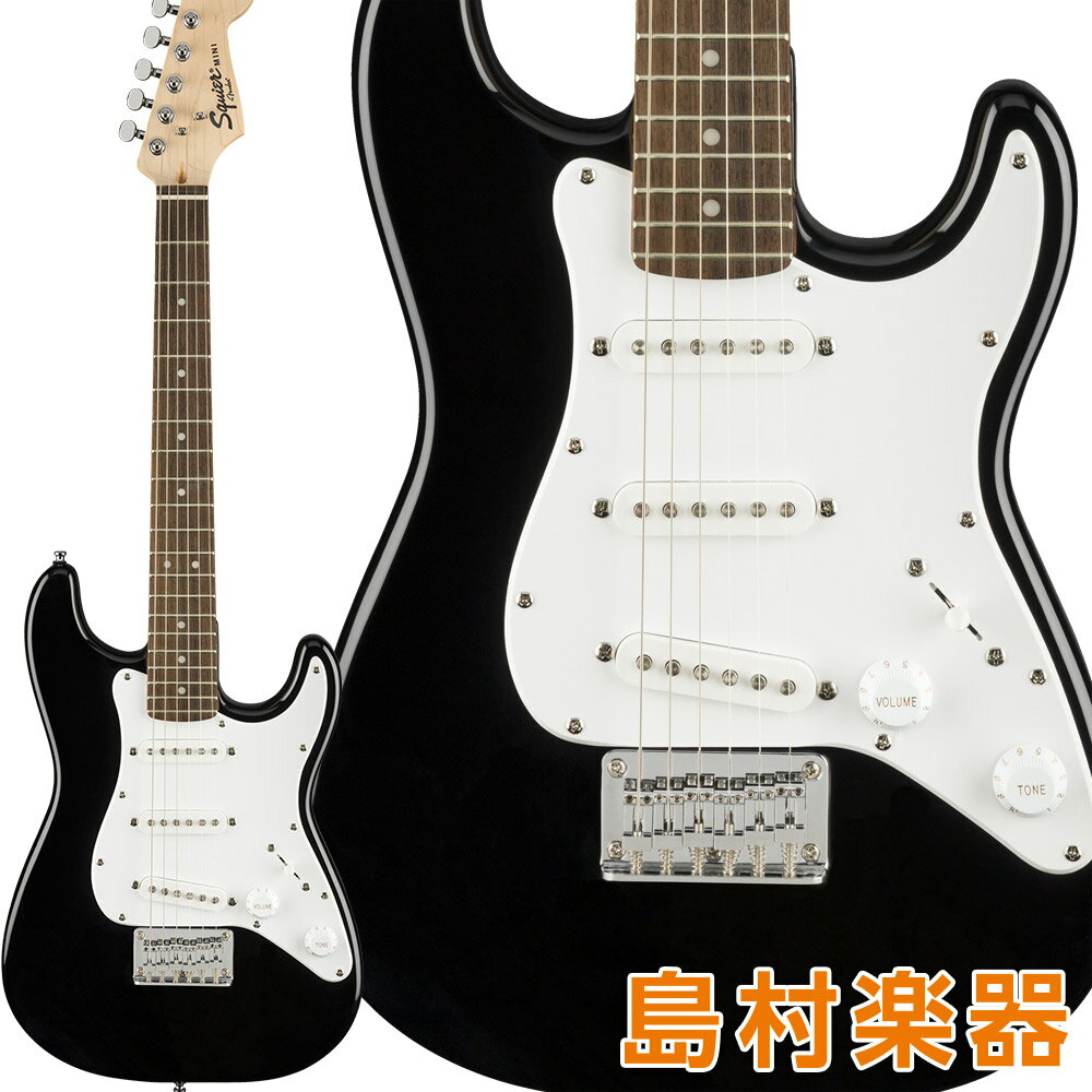 Squier by Fender Mini Strat Laurel Fingerboard Black GLM^[ XggLX^[ ~jM^[ ubN XNC[ / XNCA