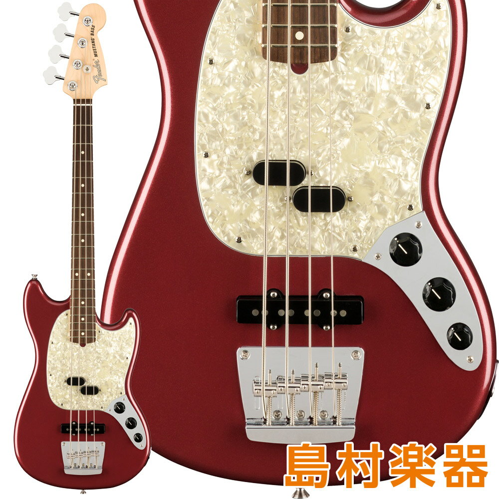 Fender American Performer Mustang Bass Rosewood Fingerboard Aubergine エレキベース フェンダー