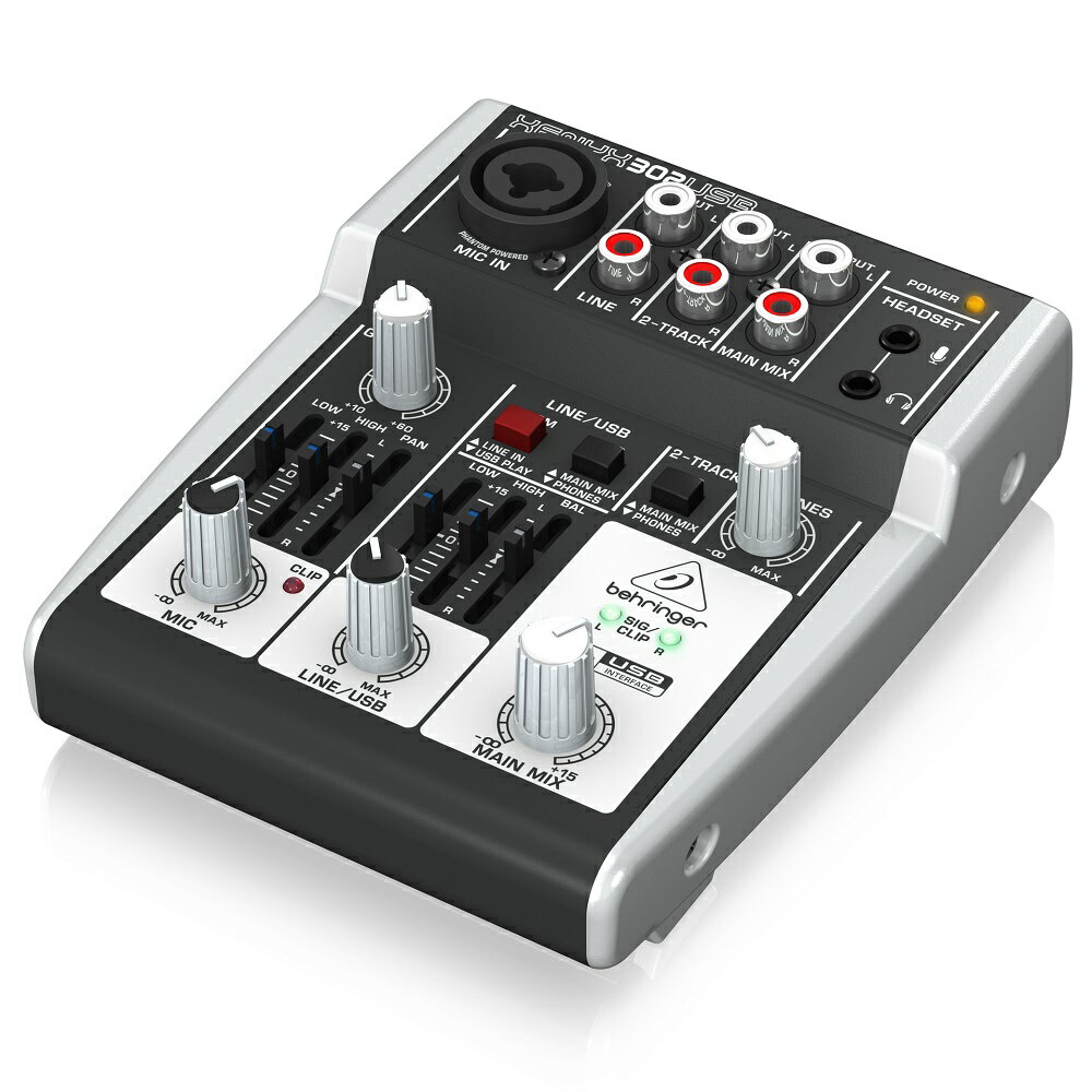 BEHRINGER 302USB XENYX コンパクトミキサー ベリンガー 【正規輸入品】