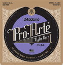 D 039 Addario EJ44 シルバーワウンド クリアナイロン エクストラハードテンション ダダリオ プロアルテ クラシックギター弦