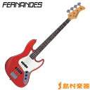 FERNANDES RJB-380 Candy Apple Red ジャズベース フェルナンデス RJB380