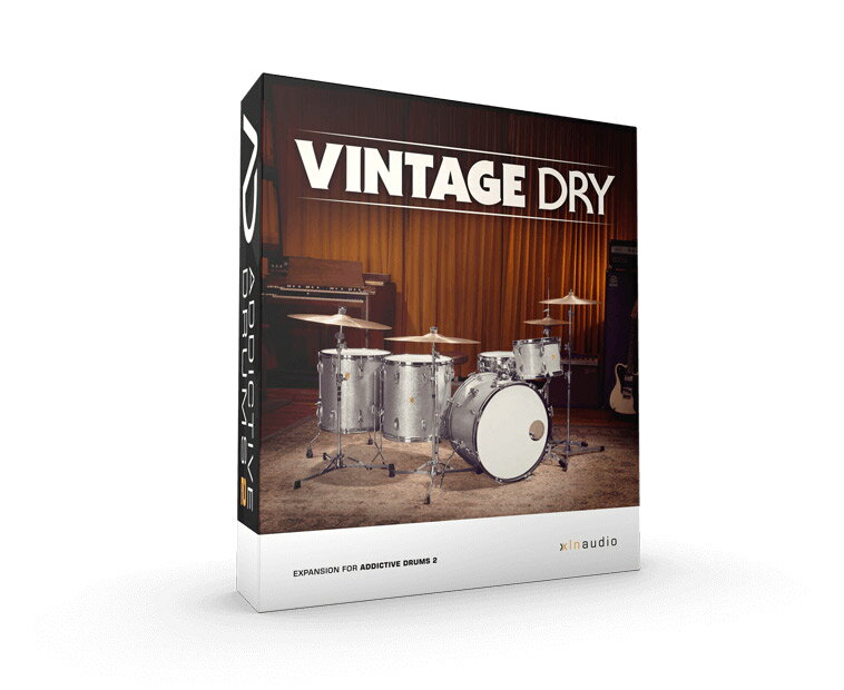 [特価 2025/12/07迄] XLN Audio Addictive Drums2 ADpak Vintage Dry XLNオーディオ [メール納品 代引き不可]