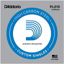 ¼ڴ㤨D'Addario PL015 쥭Ѹ Plain Steel 015 ڥХ鸹1ܡ ꥪפβǤʤ242ߤˤʤޤ