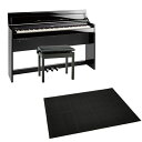 【8/31迄 4000円相当ヘッドホンプレゼント!】 Roland DP603-PES ブラックカーペット(大)セット 電子ピアノ 88鍵盤 ローランド 【配送...