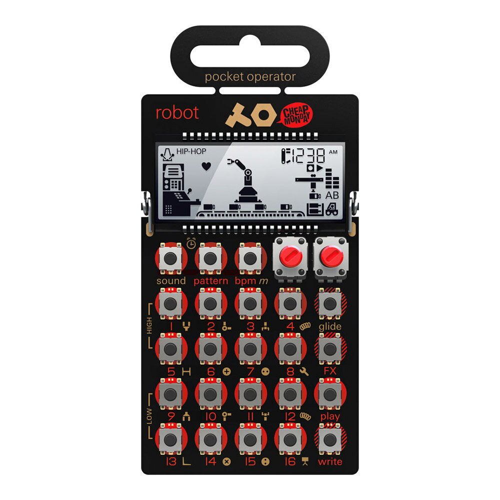 Teenage Engineering pocket operator PO-28 robot シンセサイザー ティーンエイジ エンジニアリング [国内正規品]