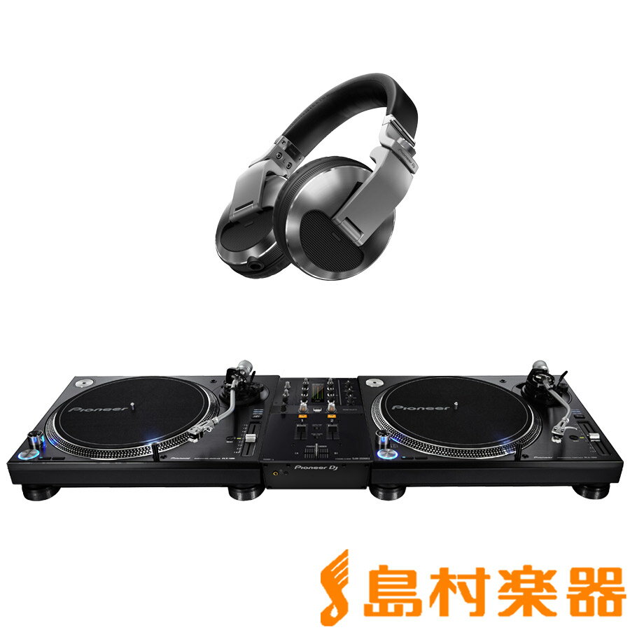 Pioneer DJ PLX-1000 + DJM-250MK2(ߥ) + HDJ-X10-S(إåɥۥ) ʥDJå ѥ˥