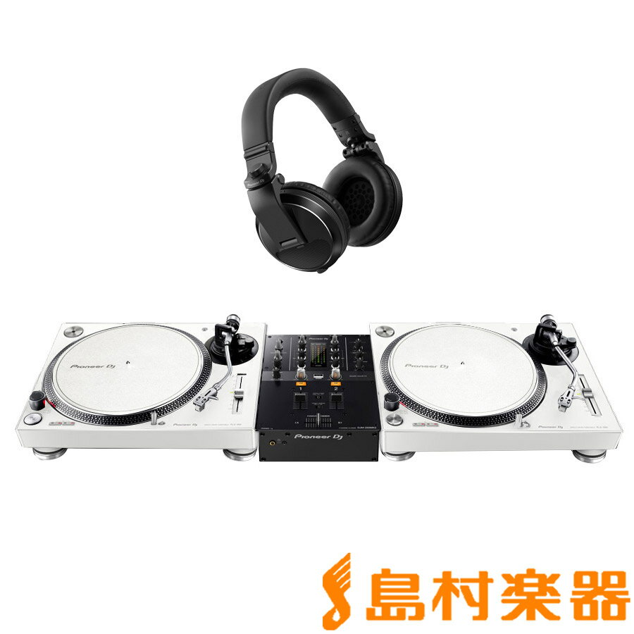 Pioneer DJ PLX-500-W + DJM-250MK2(ߥ) + HDJ-X5-K(إåɥۥ) ʥ DJå ѥ˥