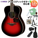 YAMAHA FS830 DSR アコースティックギター初心者12点セット ヤマハ 【WEBSHOP限定】