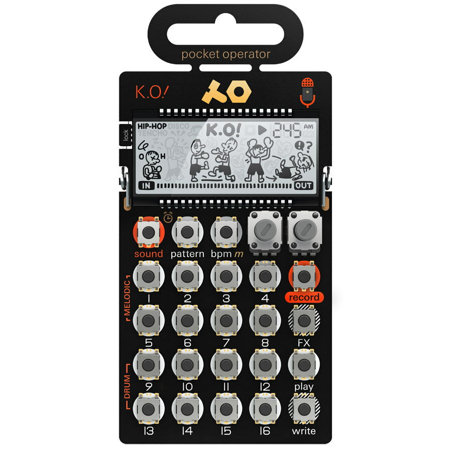 Teenage Engineering pocket operator PO-33 K.O! }CNTv[ eB[GCW GWjAO PO33ko[Ki]