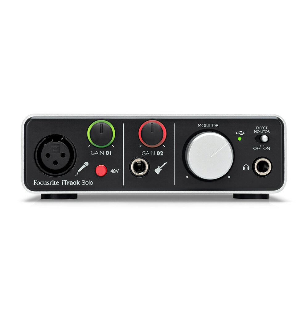 Focusrite iTrack Solo Lightning iOS対応 オーディオインターフェース フォーカスライト