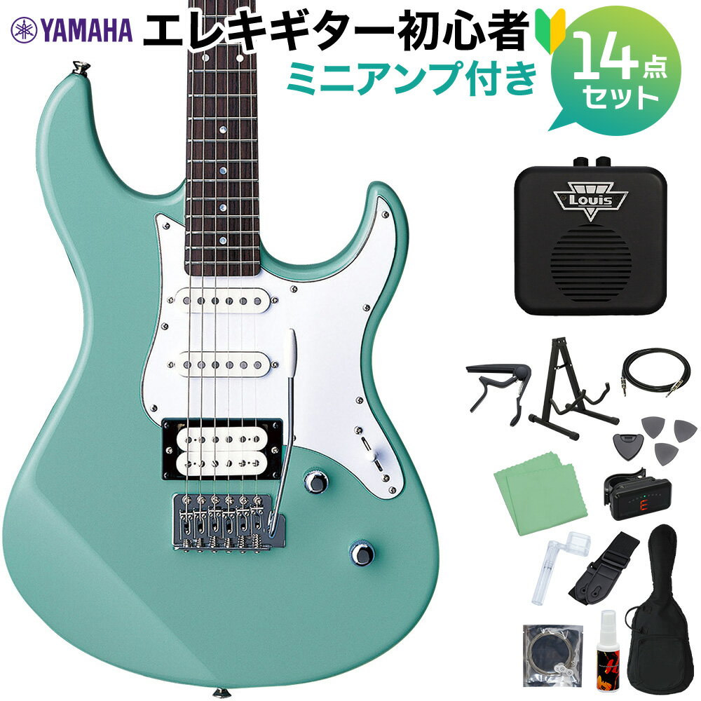 YAMAHA PACIFICA112V SOB エレキギター初心者14点セット 【ミニアンプ付き】 ソニ...