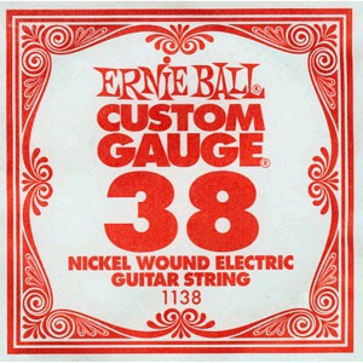 ERNiE BALL 1138 エレキギター弦 ニッケルワウンド 038 【バラ弦1本】 アーニーボール